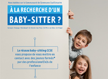 NOUVEAU : un réseau de baby-sitting  à disposition des familles